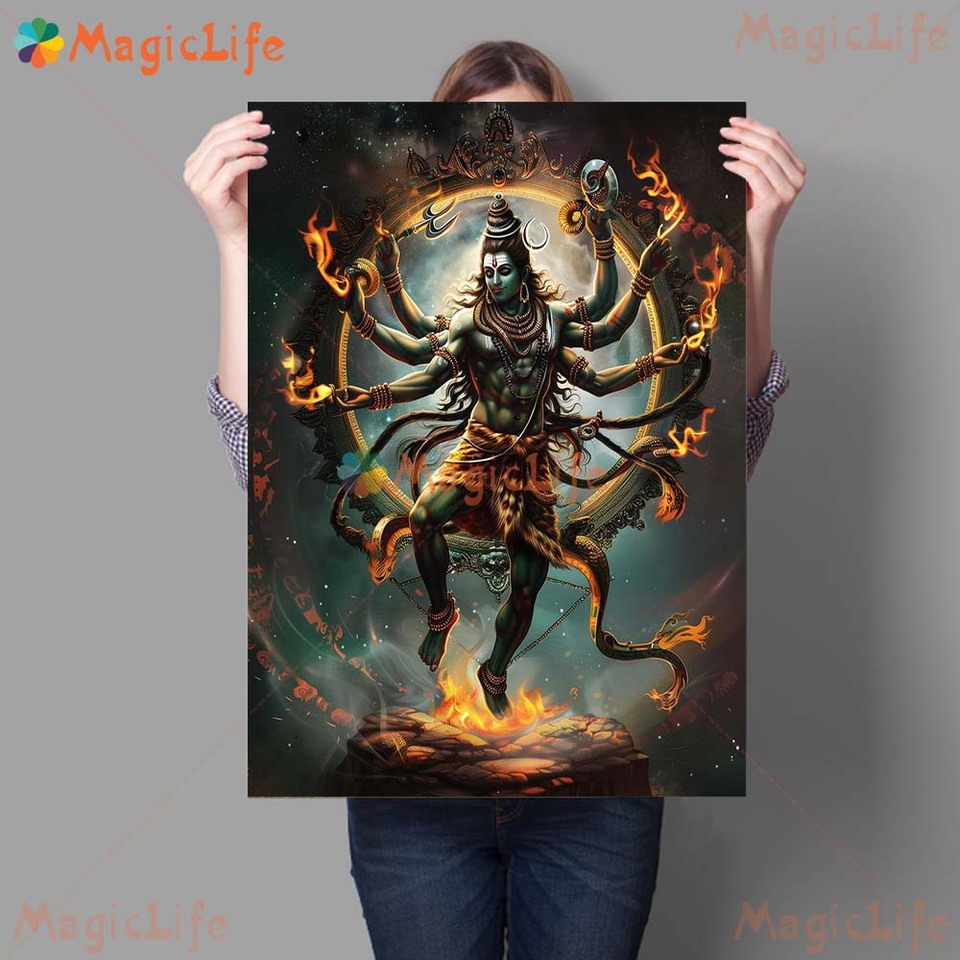 

Художественные постеры Hinduism Шива Парвати на холсте