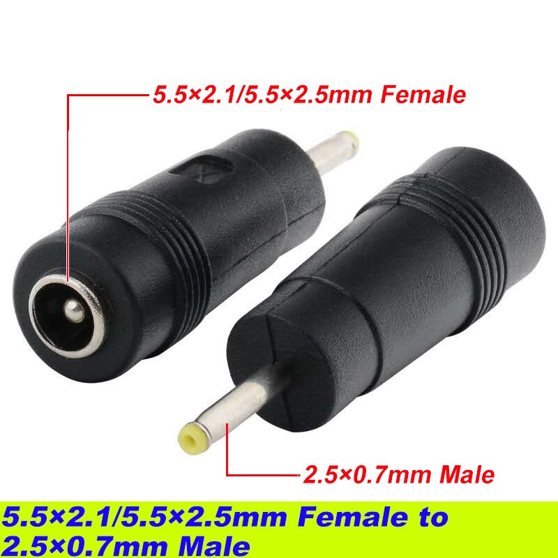 

COMPSON Переходник DC 5.5x2.1/5.5×2.5mm на 2.5×0.7mm