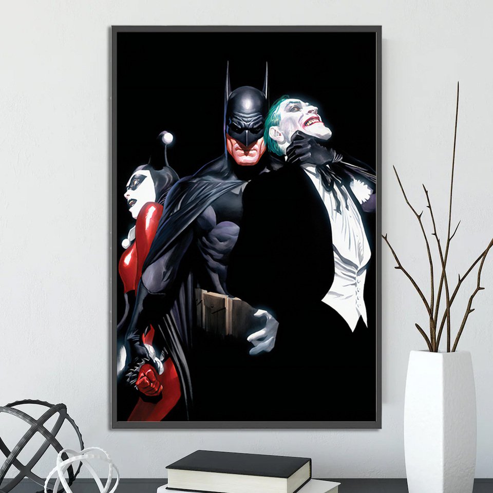 

Обложки для комиксов DC Batman, самоклеящиеся плакаты, обои для фильмов, фигурки, украшение для дома, живопись, настенное искусство, декор для комнаты, подарок для детей