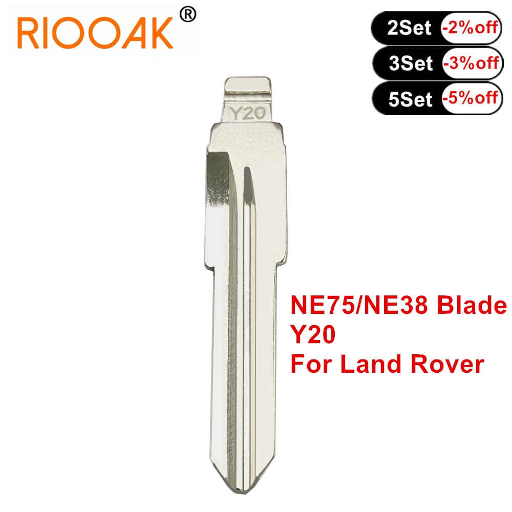 

10 шт. KD VVDI Remote необработанный ключ для автомобиля Blade Blank Y20 NE75 NE38 Blade для Land Rover