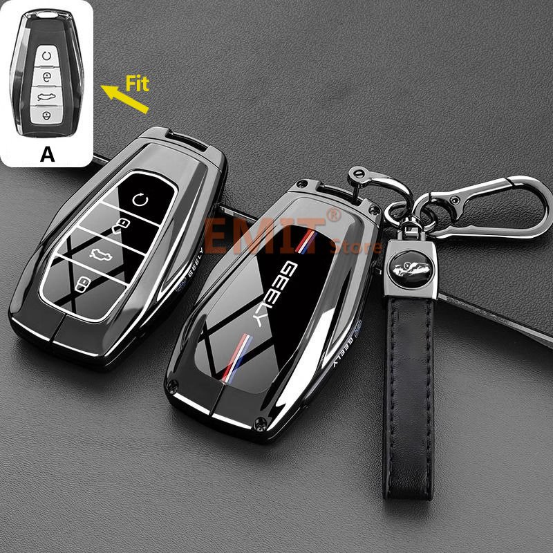 

Чехол для ключей Geely Coolray Okavango Atlas Monjaro Tugella Emgrand X50 X70 X6 X7 EX7 GC9 Global Hawk GX7 Автомобильные аксессуары