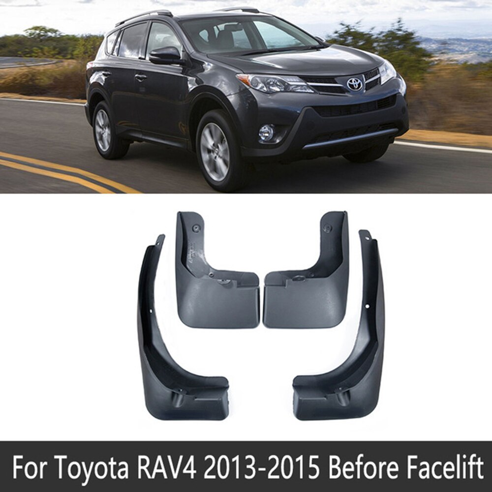 

4x для Toyota RAV4 RAV 4 XA40 2013 2014 2015 2016 2017 2018 Брызговики Брызговики Fender Flare Wheel Автомобильные аксессуары
