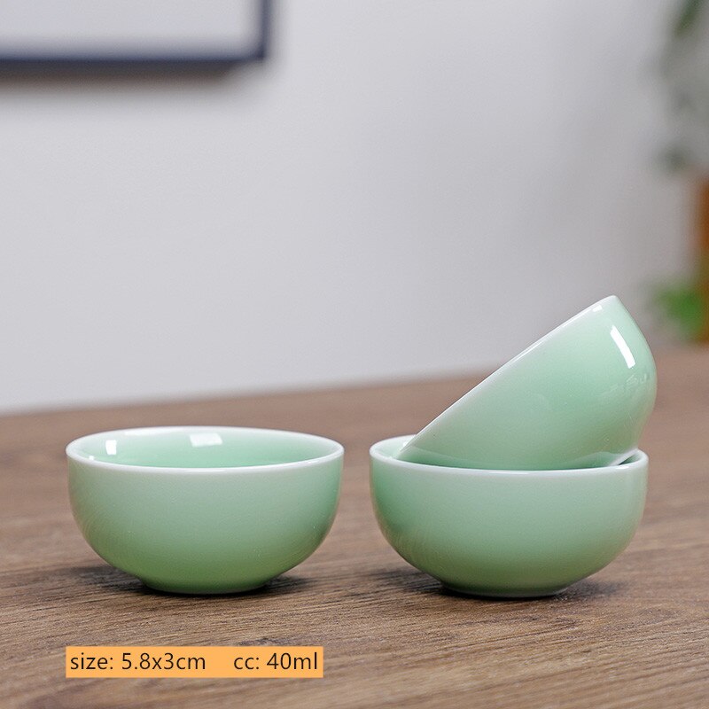 

3 шт., керамические чайные чашки JINGDE TEA SET