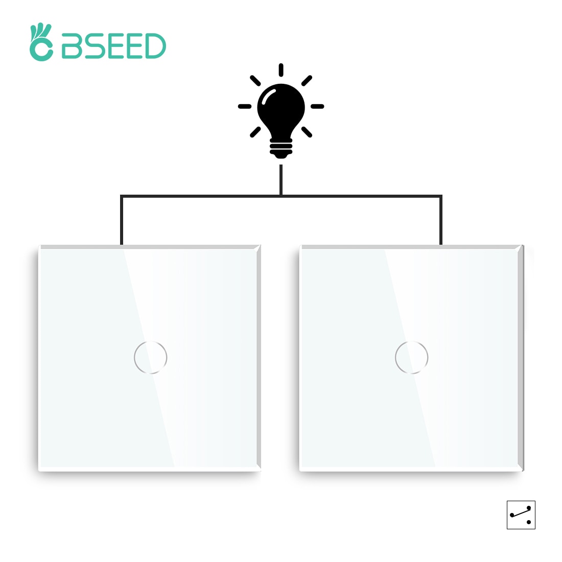

BSEED Сенсорные выключатели света 2 шт.