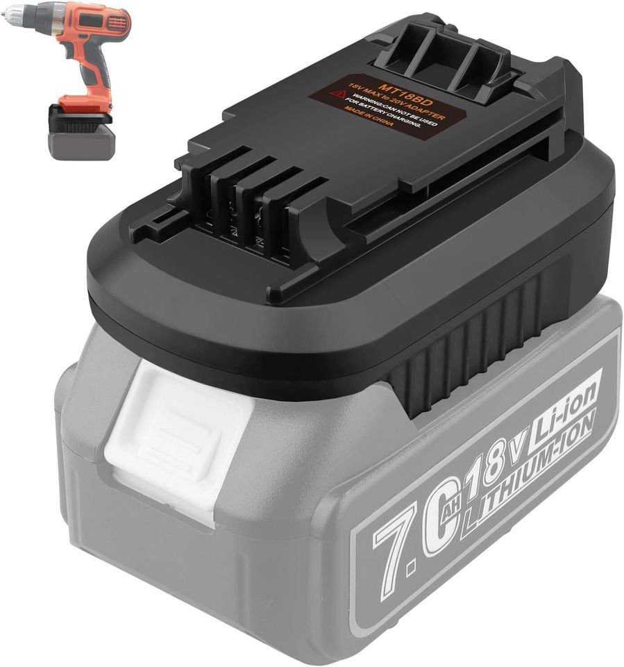 

Аккумуляторный адаптер XMSJ для инструмента Black & Decker 20 В от Makita 18 В