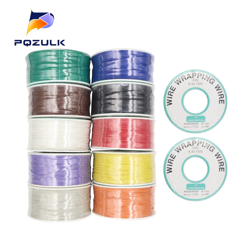 

Электрический провод PQZULK 250M 30AWG 10 цветов