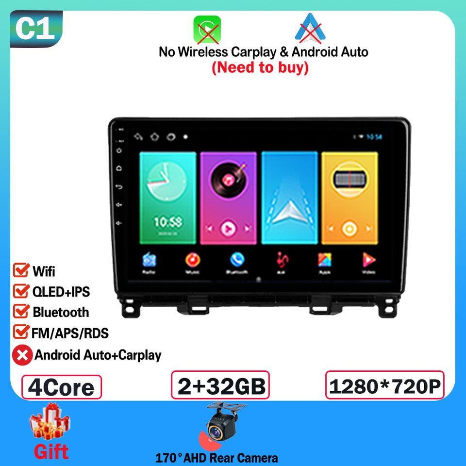 

Автомагнитола для Honda Jazz 4 Fit 4 2020 - 2021 стерео 4G Android 13 мультимедийный видеоплеер навигация GPS Carplay Автомагнитола