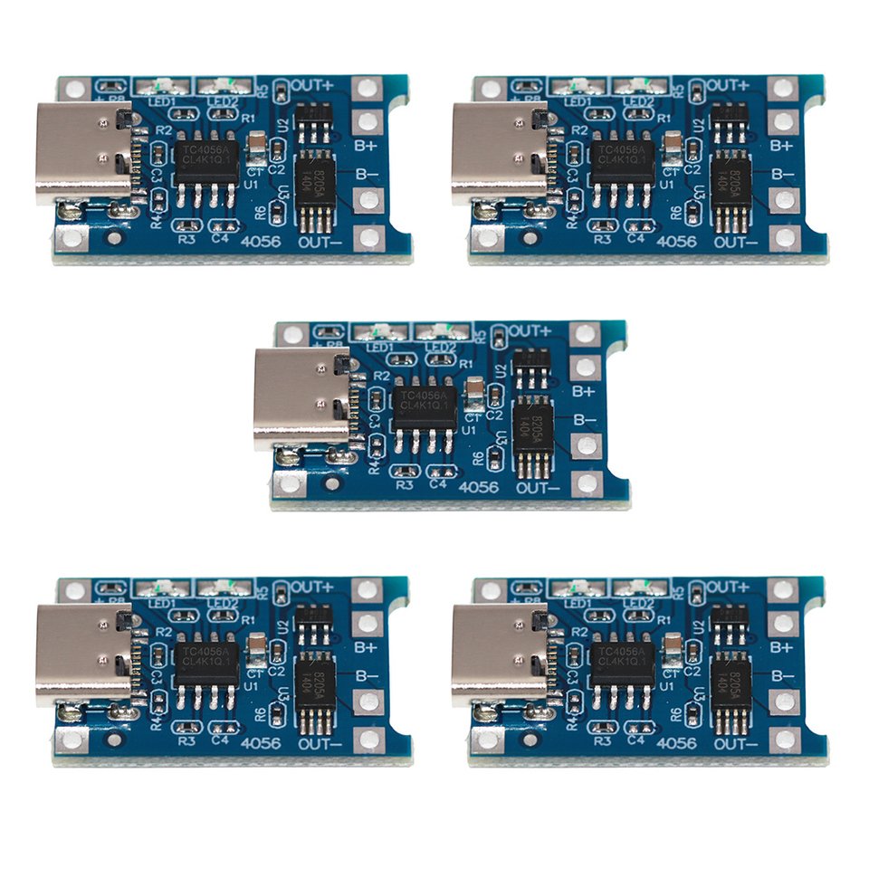 

100 шт. TP4056 5 В 1A Type-c USB 18650 плата для зарядки литиевой батареи модуль зарядного устройства с защитой двойные функции аксессуар для инструмента