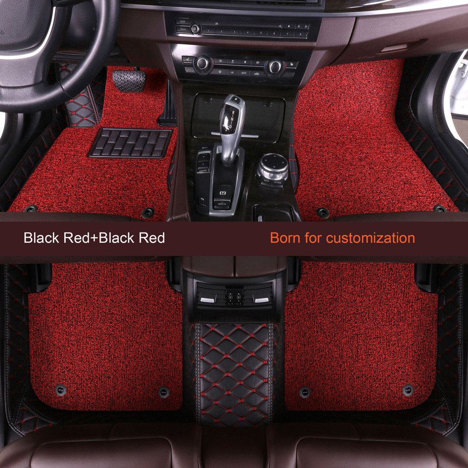 

Двухслойный автомобильный напольный коврик с шелковой петлей для TOYOTA YARiS L Verso caldine blade Soarer, индивидуальные полноразмерные аксессуары для интерьера