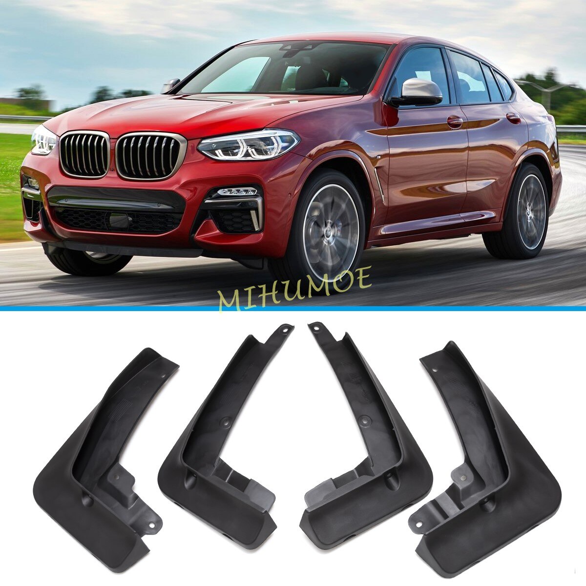 

Автомобильные брызговики, брызговик на крыло для BMW X4 M Sport M40i M40d G02 2019-2023 гг.