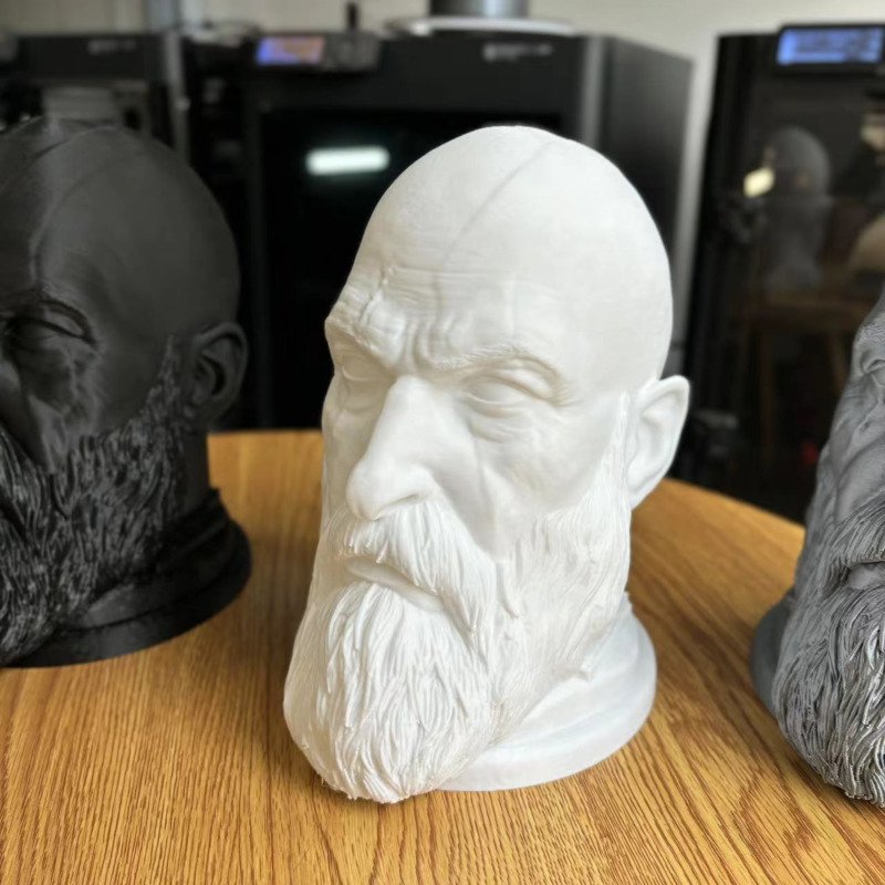 

Статуэтка Кратоса из игры God of War подставка для наушников