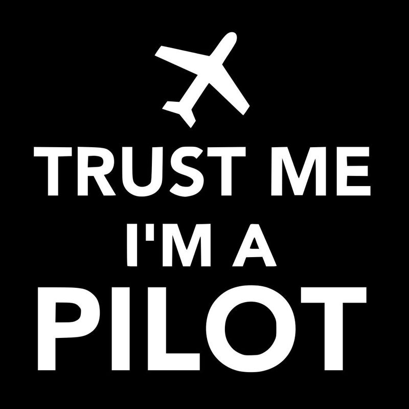 

Автомобильные наклейки Trust Me To Be Pilot Plane забавные крутые светоотражающие наклейки мотоциклетные автомобильные наклейки ПВХ покрытие царапины, 15 см * 15 см