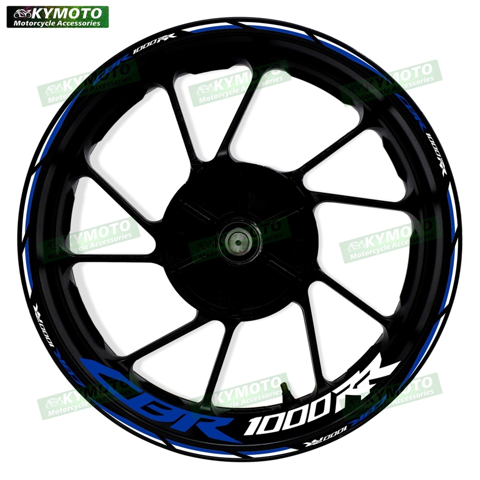 

Для мотоцикла Honda CBR1000RR CBR 1000RR RR 17-дюймовые наклейки на передние и задние колеса, водонепроницаемые светоотражающие наклейки на обод