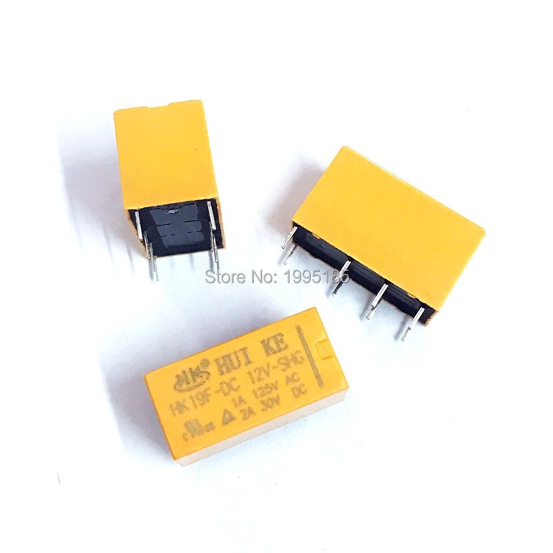

5 шт. реле HK19F-DC12V-SHG HK19F 12VDC 8PIN твердотельное реле 12В Rele 12В HK91F-DC 12В-SHG высококачественное реле связи