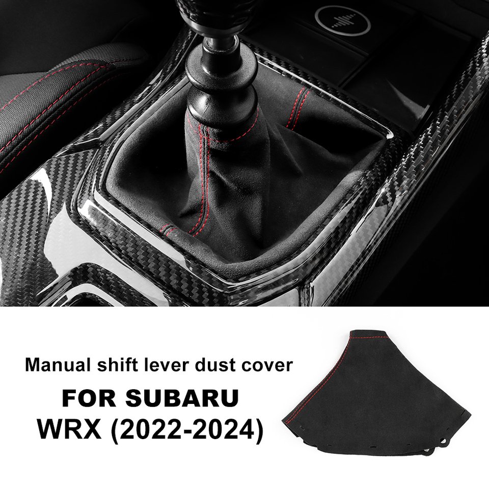 

Верхняя замшевая ручка переключения передач для Subaru WRX 2022 2023 2024 RHD LHD, ручная автомобильная ручка, рычаг переключения передач, пылезащитный чехол, аксессуары для интерьера