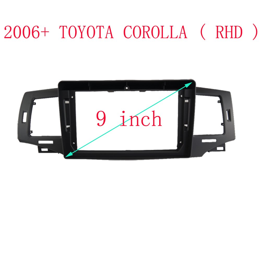 

Автомагнитола для Toyota Corolla G Alitis 9 E120 2002- 2006(9 дюймов), облицовка для автомобиля, Android MP5, стереоплеер, типоразмер 2 Din, панель приборной панели