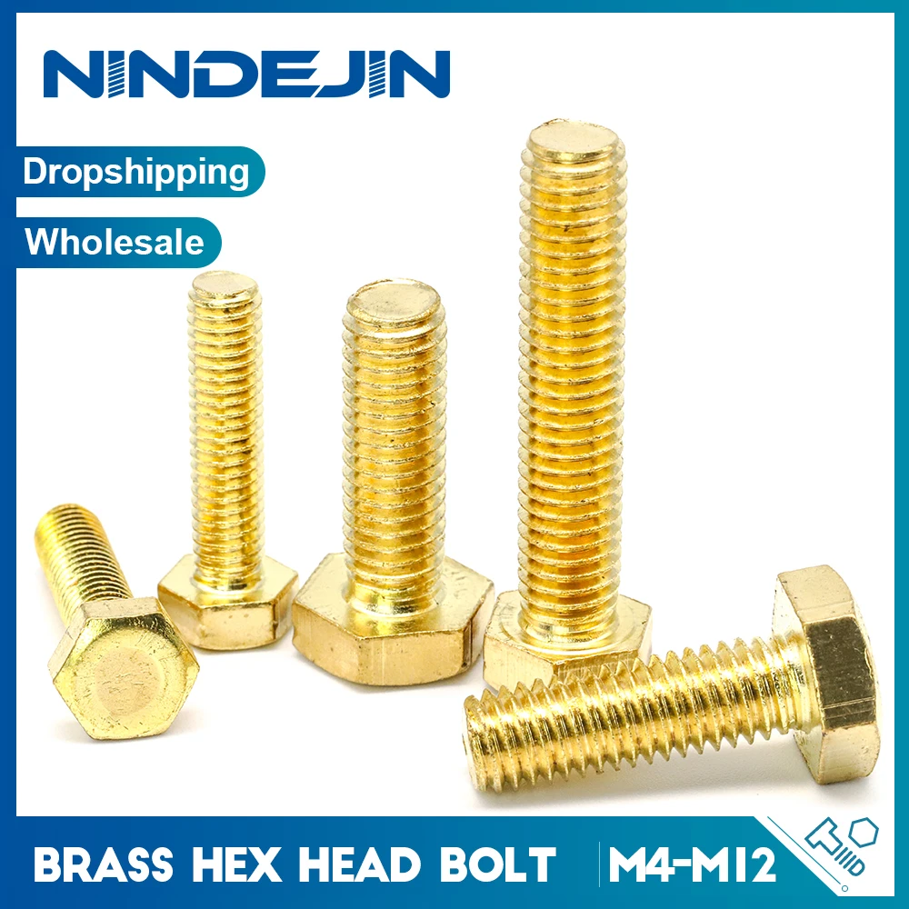 

NINDEJIN Латунные шестигранные винты M4-M12