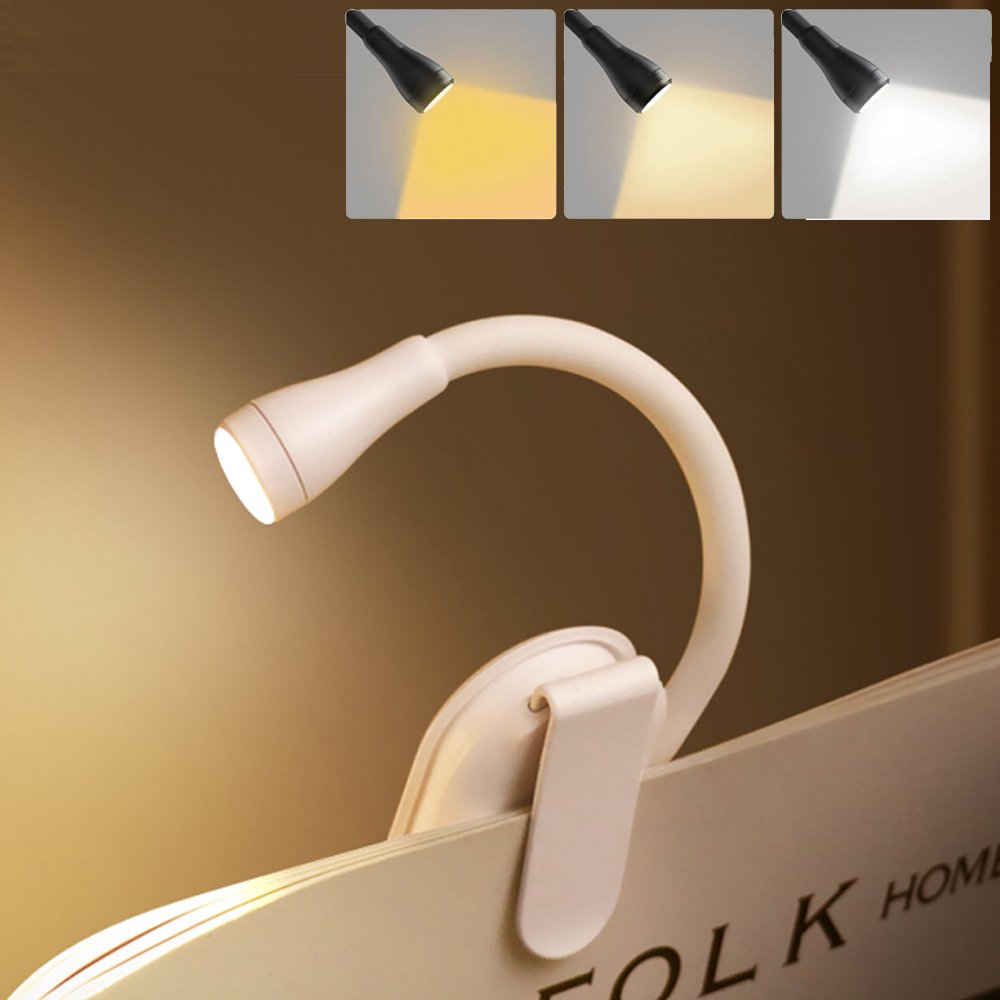 

Портативный USB книжный светильник 3 цвета