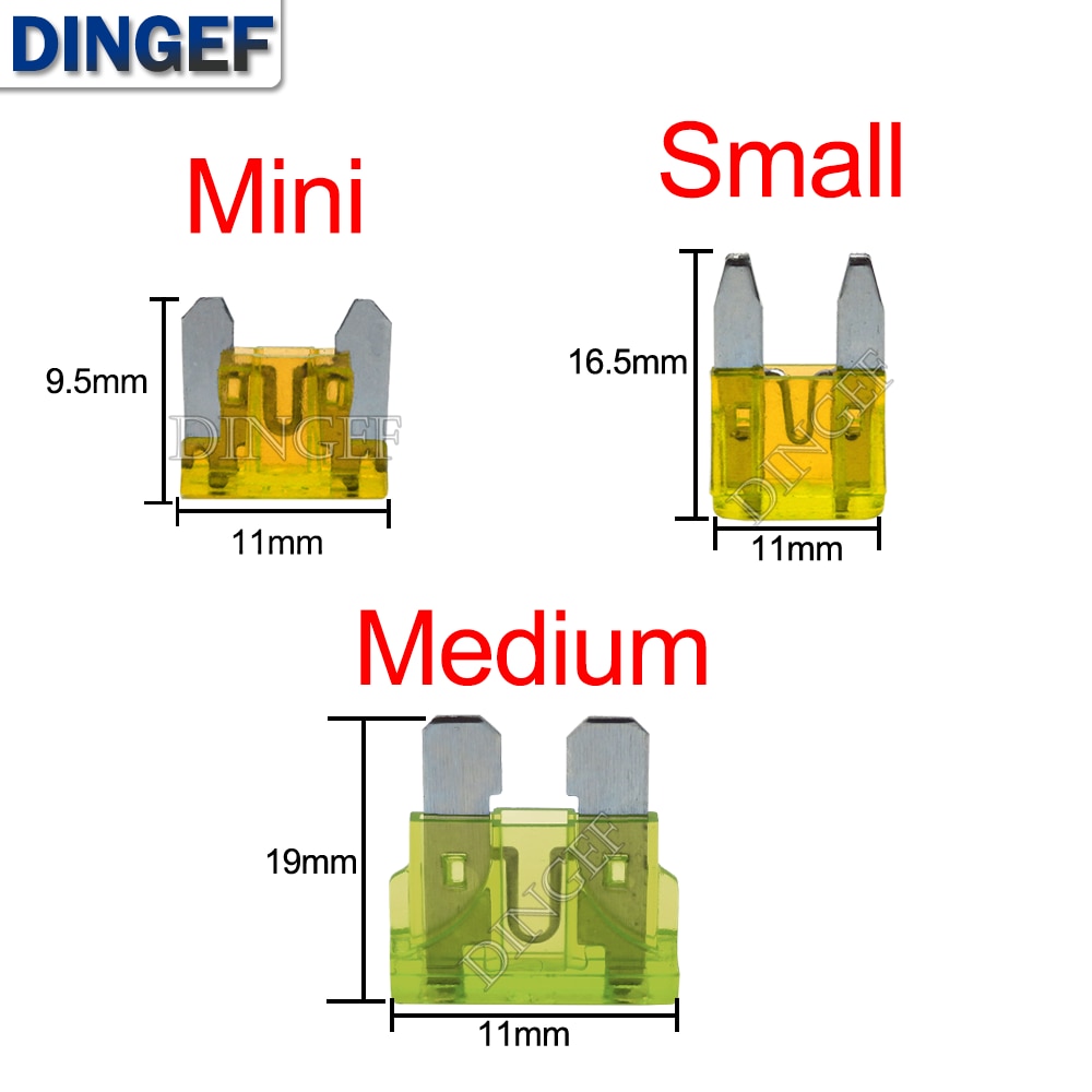 

Комплект предохранителей DNIGEF 2A 3A 5A 7.5A 10A 15A 20A 25A 30A 35A 40A