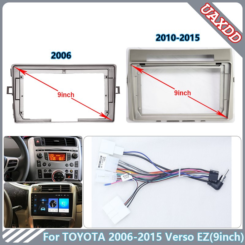 

Для TOYOTA 2006-2015 Verso EZ 9incH Автомобильный DVD GPS CD Радио Android Стерео аудио экран мультимедийный видеоплеер кабель Жгут рамки