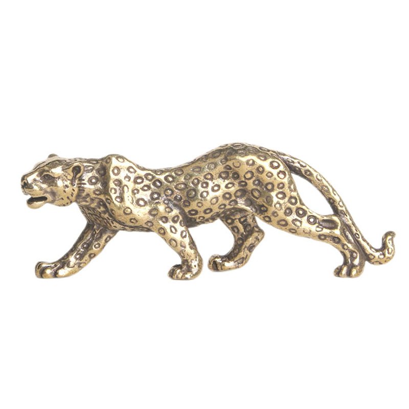 

Медная Винтажная Маленькая Фигурка Gepard, Настольные Украшения, Леопарды, Счастливые Животные, Миниатюрные Статуи
