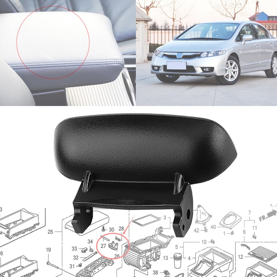 

Новая крышка подлокотника, Центральная защелка консоли для Honda Civic 2006-2011 83451