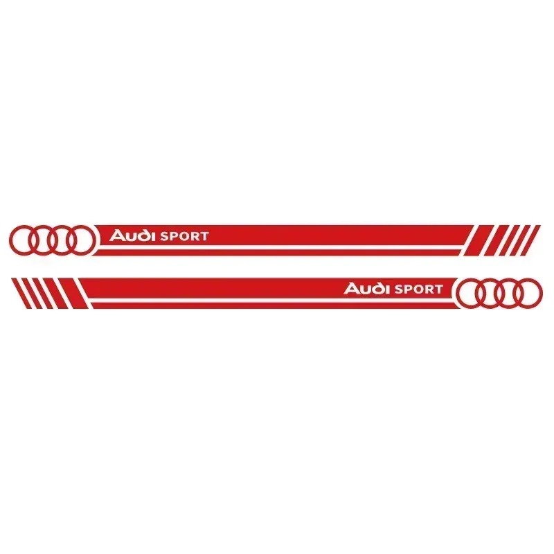 

Для Audi 2 шт. длинные полосатые автомобильные наклейки авто боковые кузовные спортивные наклейки автомобили TT A3 A4 A6L A7 Q3 Q5 S4 S5 S6 автомобильная наклейка «сделай сам»