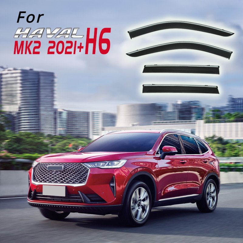 

Козырек оконный хромированный для HAVAL H6 H6S, аксессуары для защиты от атмосферных воздействий