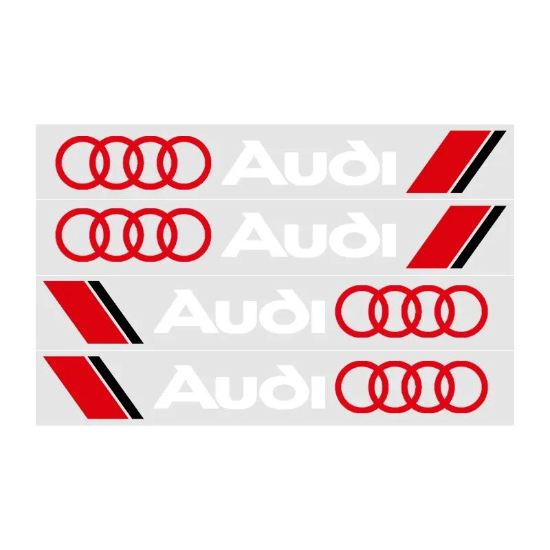 

4 шт., автомобильные наклейки на дверные ручки Audi QUATTRO Sline RS A4 B8 B6 B7 B9 A3 8P 8V 8L A6 C7 C6 C5 A5 Q2 Q3 Q5
