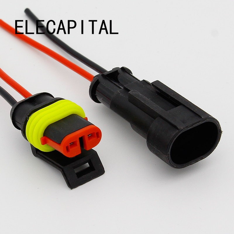 

Водонепроницаемые автомобильные разъемы ELECAPITAL 2P