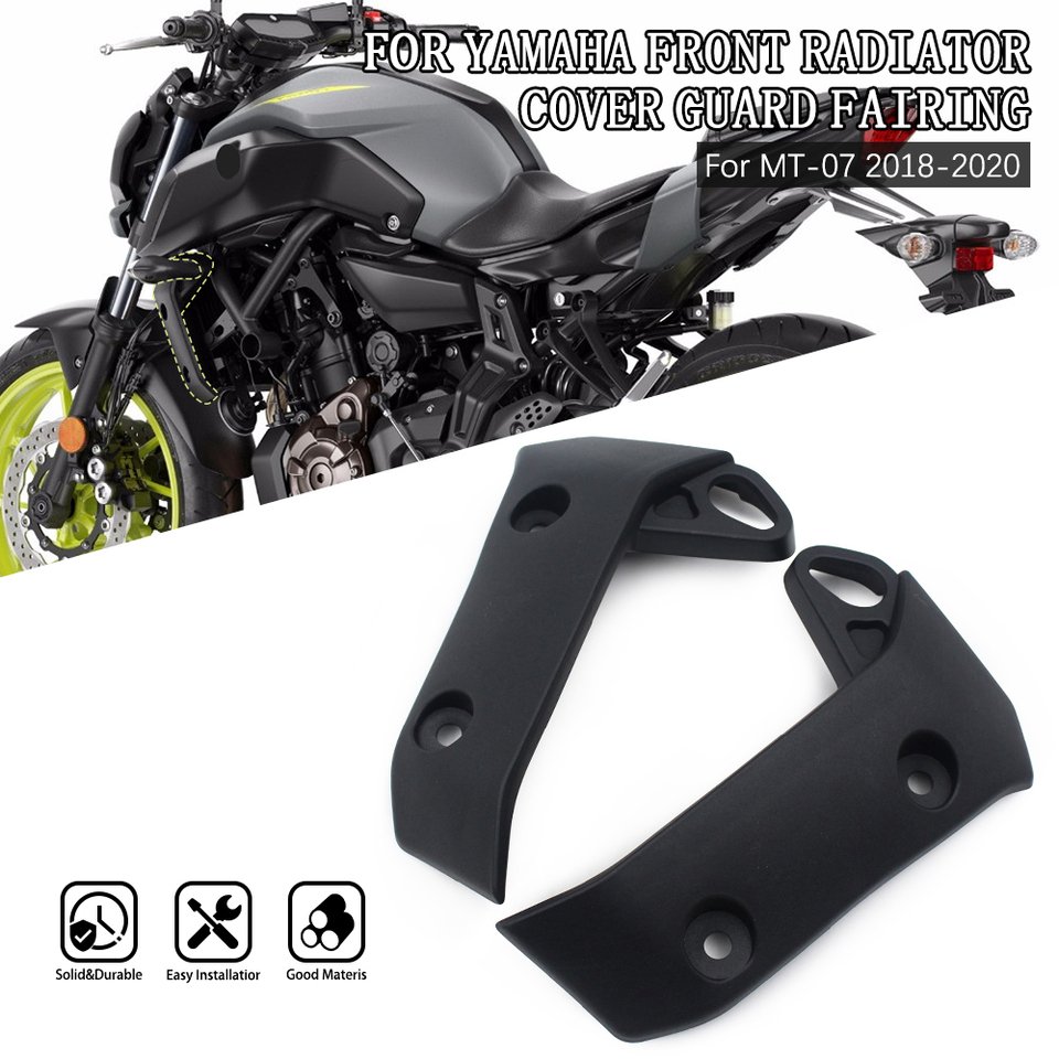 

Для YAMAHA FZ-07 MT-07 FZ07 MT07 2017 2018 2019 2020 цвет передний носовой указатель поворота решетка радиатора обтекатель