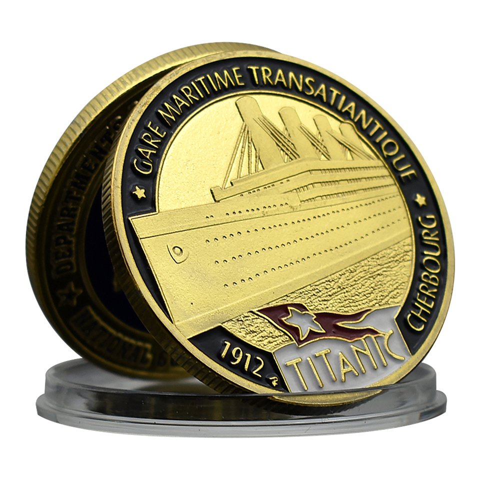 

Коллекционная позолоченная медаль «Титаник»