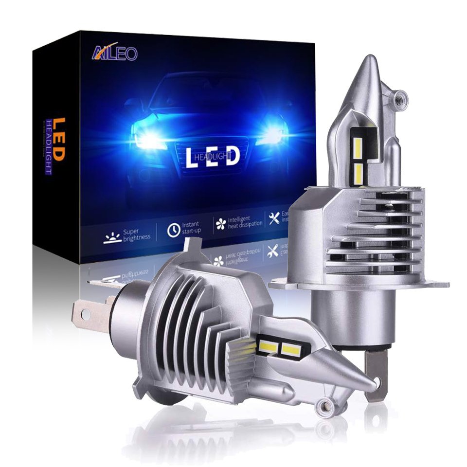 

Светодиодные фары AILEO H4 9003 HB2 80W 16000 LM Светодиодные лампы 12V 24V LED H4 4300K Автомобильные дальние огни 6000K 8000K