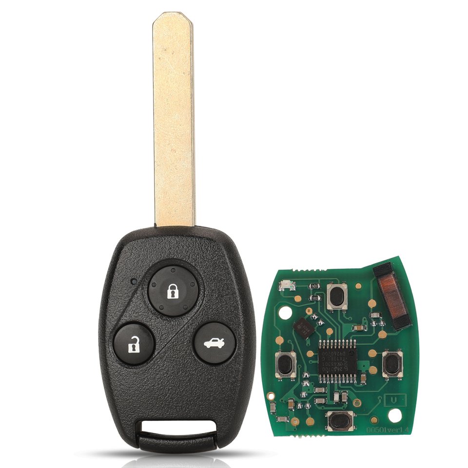 

Jingyuqin 433 МГц ID46 PCF7961 дистанционный ключ для Honda S0087-A Accord Element Pilot Civic CR-V HR-V Fit Insight City Jazz Odyssey