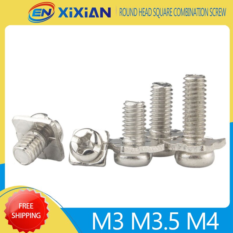 

Комбинированные винты и гайки M3 M3.5 M4