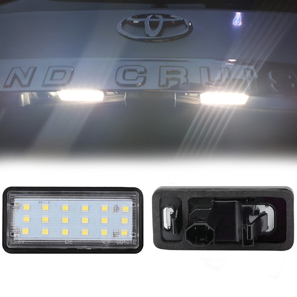 

1 пара для Lexus LX470 LX570 GX470 Toyota J120 Land Cruiser Prado Mark X Reiz 4D задние светодиодные лампы освещения номерного знака