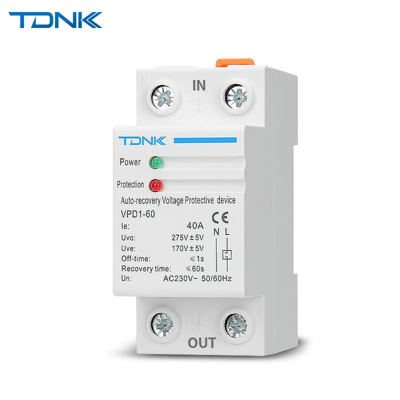 

Реле защиты от перенапряжения и пониженного напряжения TDNK AC220V40A60A