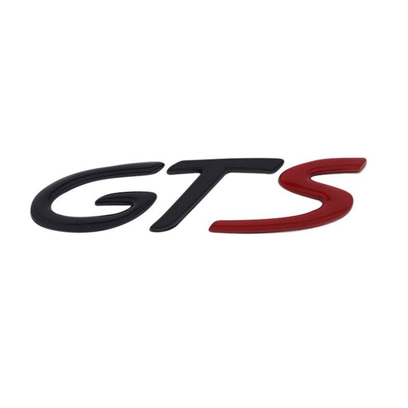 

3D металлическая наклейка GTS для Porsche 911, Cayenne Cayman Boxster, эмблема, наклейка на крыло, боковые аксессуары