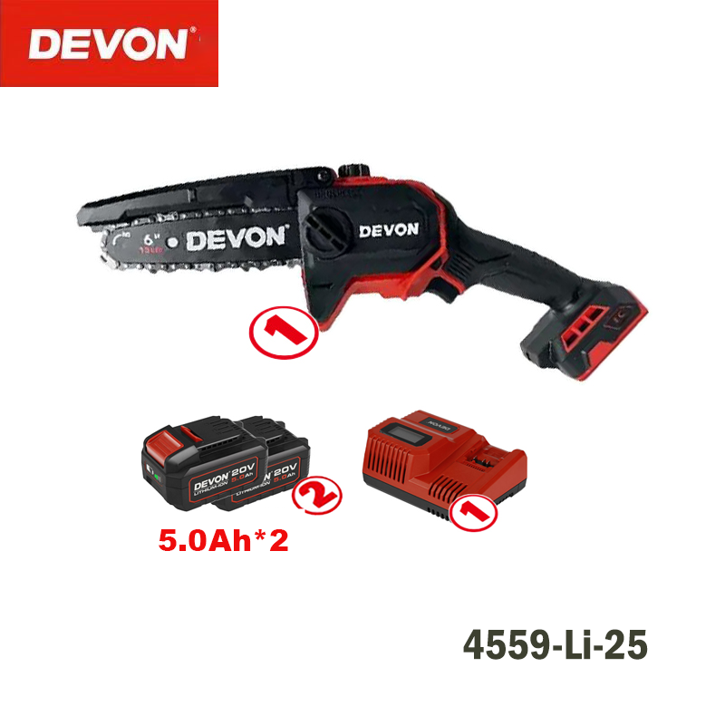 

Беспроводная электрическая цепная пила DEVON 4559-Li
