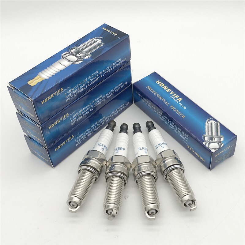 

4 шт. ДВОЙНОЙ ИРДИУМНЫЙ Свеча зажигания D-92607 ДЛЯ 92607 ILKR8P8 IXU22HPR 09482-00608 Geely LKR7BI8 HAVAL WEY BMW M3 M5 M6 09482-00607