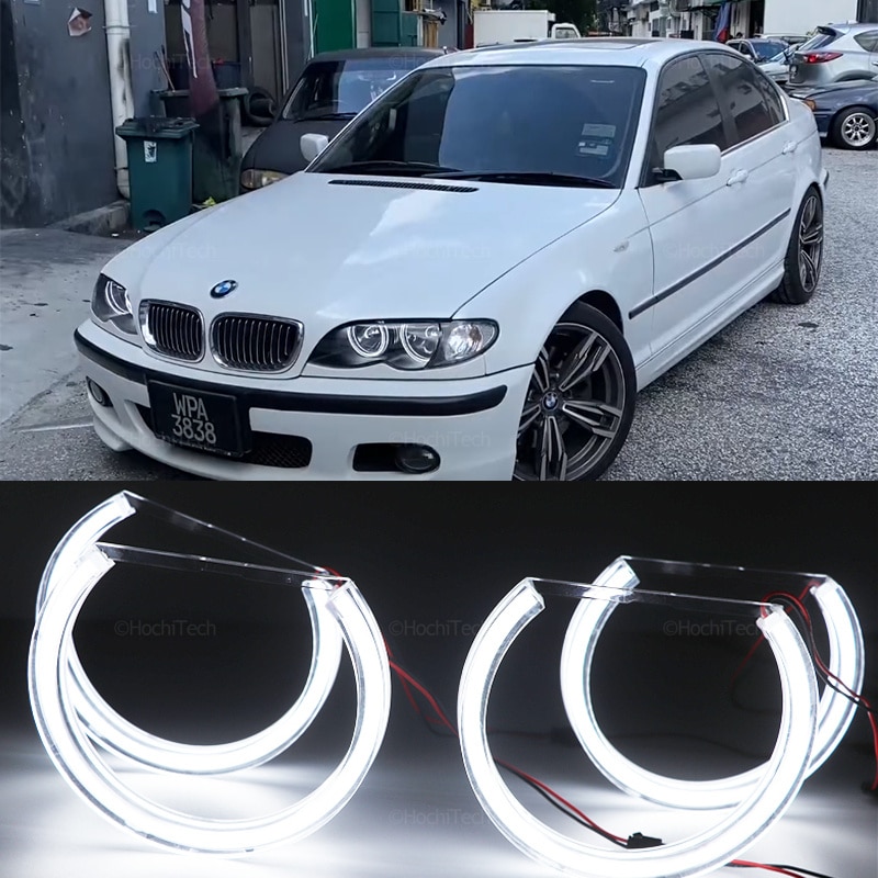 

Дневной свет Кристалл DTM Стиль Кольцо Акриловые Ангельские Глазки Для BMW 3 5 7 серии E36 E46 E39 E38 525i 316i 318i 528i 750i 325i