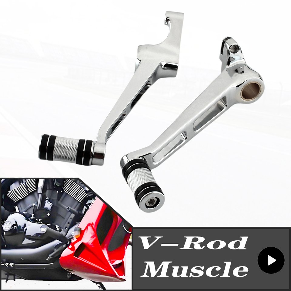 

Для Harley Davidson V-Rod Muscle 2002-2017 V стержень мотоциклетный рычаг переключения и рычаг тормоза