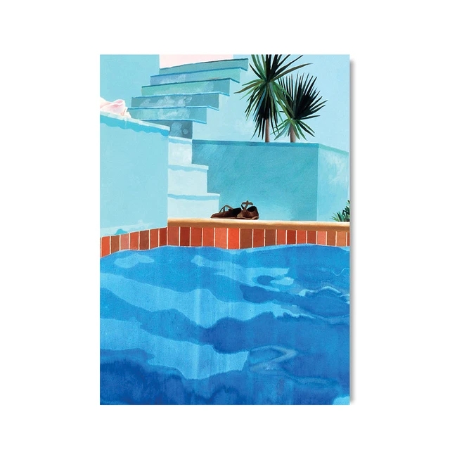 

Плакат David Hockney Bigger Splash печать на холсте