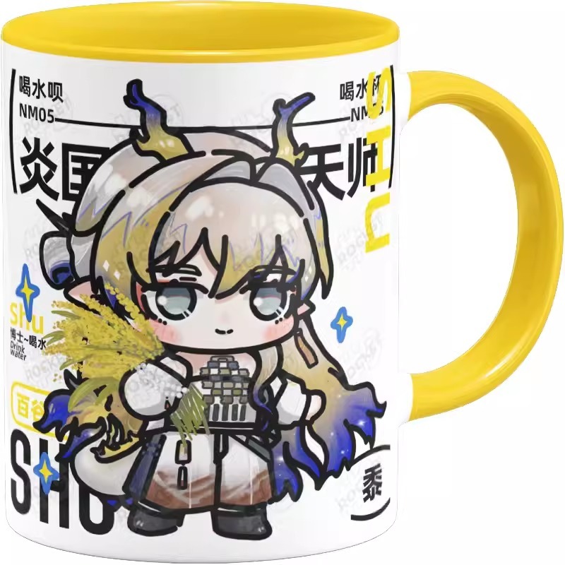 

Керамические кружки Arknights Muelsyse Skadi Celinia Texas Lappland