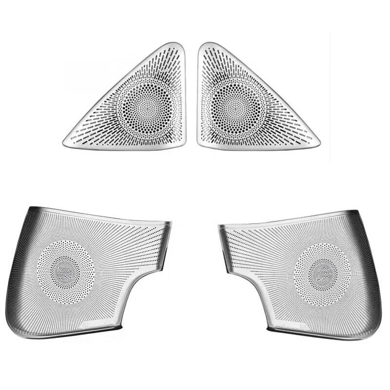 

Для Mercedes-Benz 2011-12 W171 SLK200 2016-19 W197 SLC300 260 внутренняя модифицированная сетчатая крышка дверного динамика