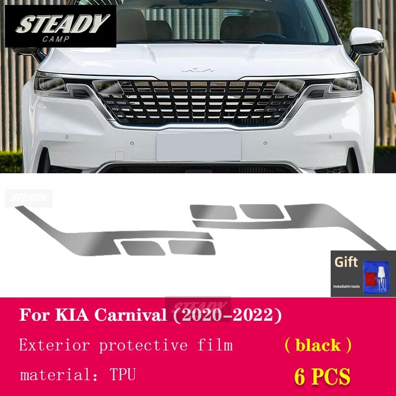 

Для автомобильной фары KIA Carnival 2020-2023, внешняя фара с защитой от царапин, аксессуары для ремонта и восстановления царапин