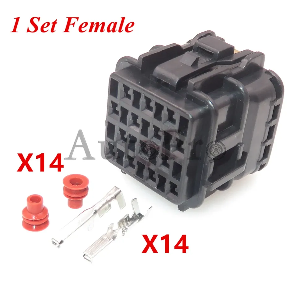 

1 комплект MG с 14 отверстиями 640352 MG 610350 MG 630353 -7 Автоматическая герметичная вилка в сборе переменного тока 7222-7544-30 7123-7544-30 Автомобильный пластиковый разъем корпуса