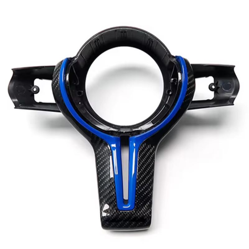 

Для BMW M Series F80 F82 F10 F06 F12 F13 F15 F16 M-sport F20 F22 F30 F31 F32 F33 F36 отделка рулевого колеса из углеродного волокна
