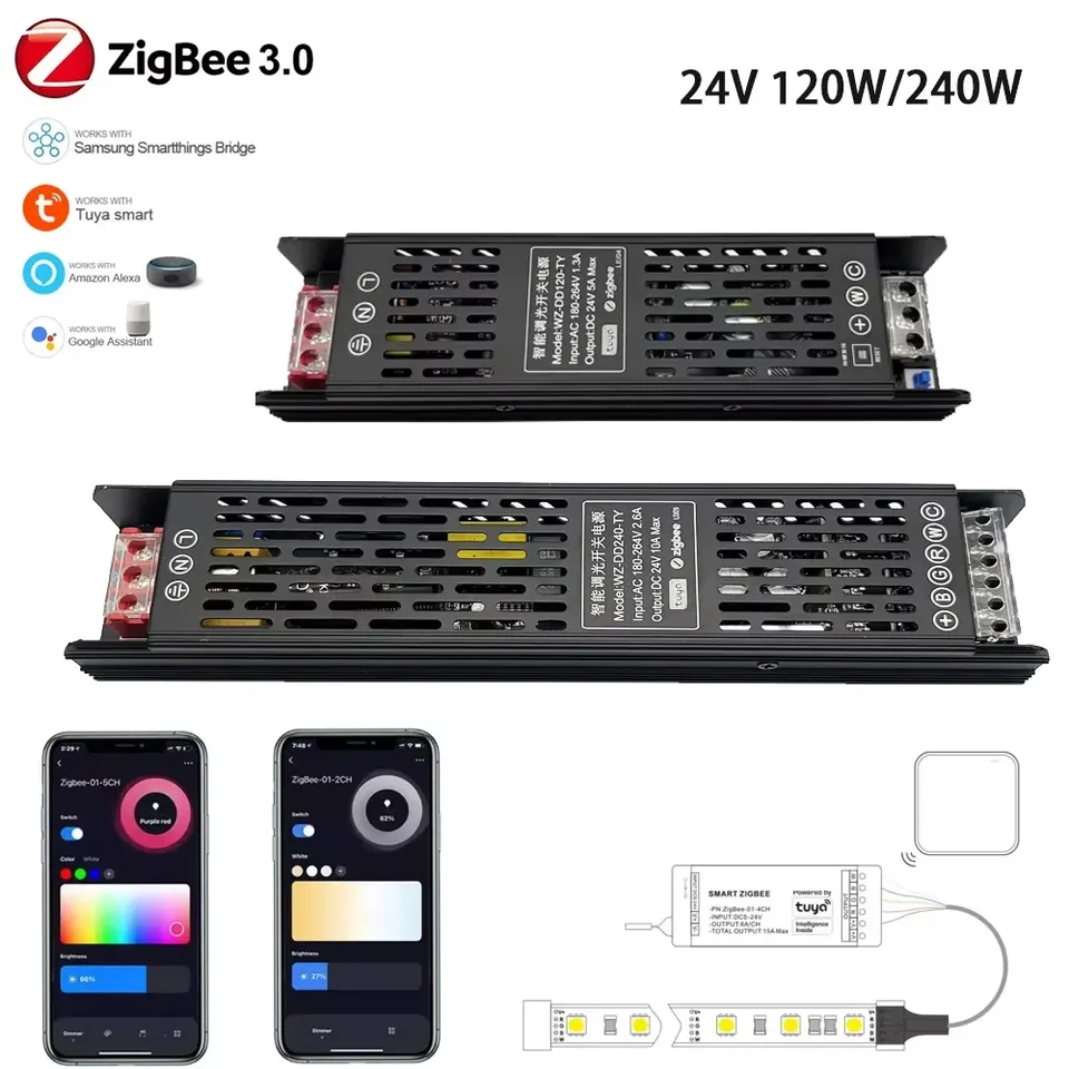 

Трансформатор YSRSAI Tuya Zigbee 120/240Вт CCT/RGBCCT