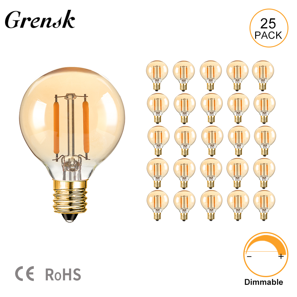 

Светодиодная лампа Grensk G40G 1,5Вт E14 220V тёплый свет